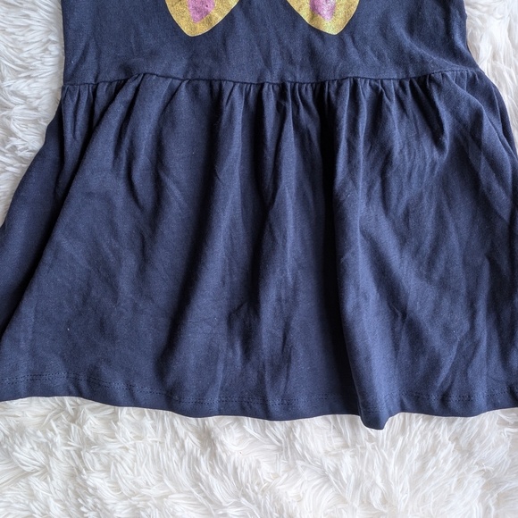Butterfly Print Baby Dress – Cute & Comfy Summer Outfit for Girls 3T, 5T - Picture 2 of 5